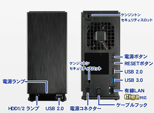 コンパクトなシェイプの-アイ・オー・データ機器 デュアルコアCPU搭載