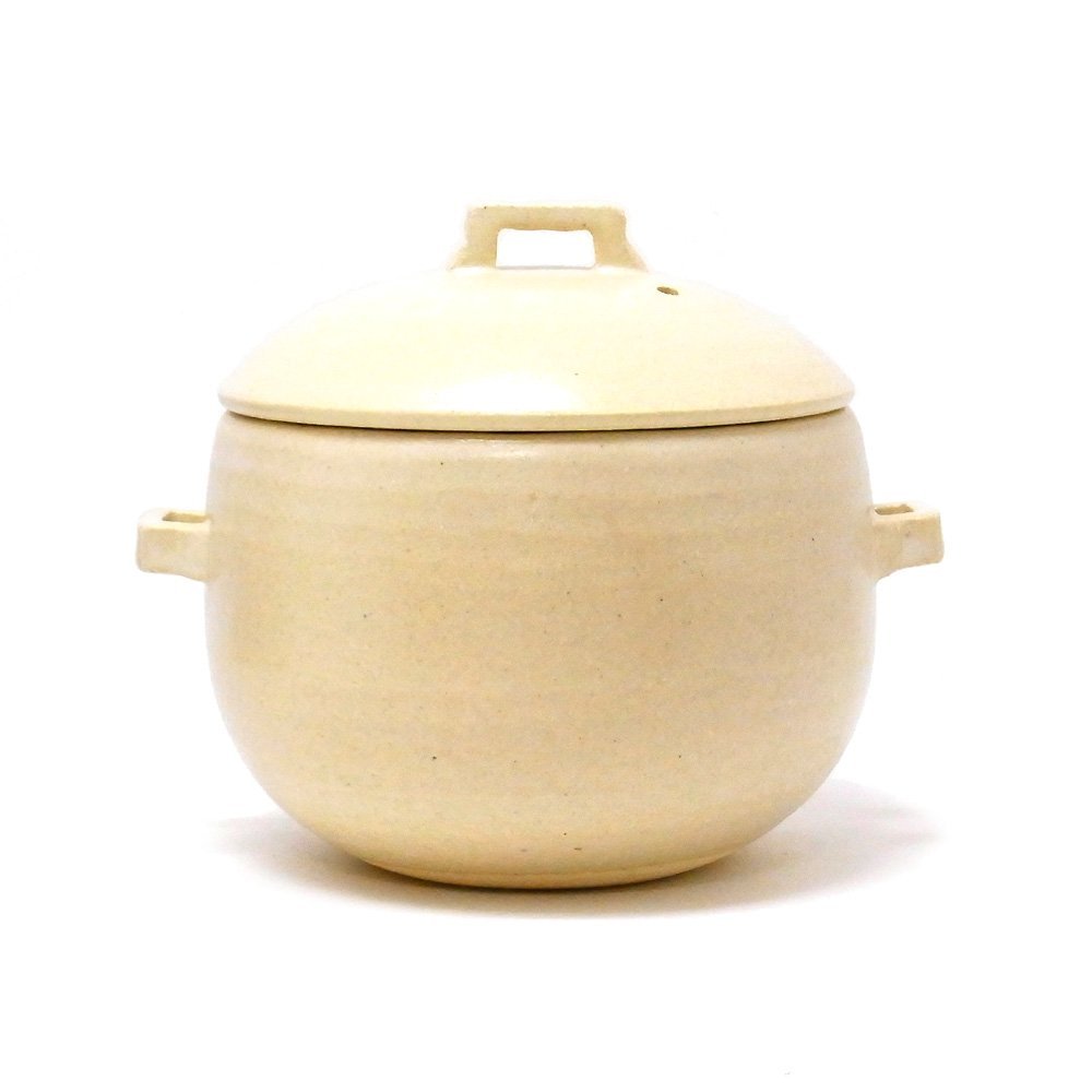 楽天市場】マルヨシ陶器 マルヨシ陶器 飴釉かめ型炊飯鍋 2合 M0529 
