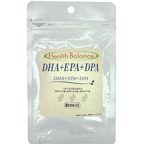 【楽天市場】補完医療製薬 ヘルスバランス DHA+EPA+DPA 30日分(30カプセル) | 価格比較 - 商品価格ナビ