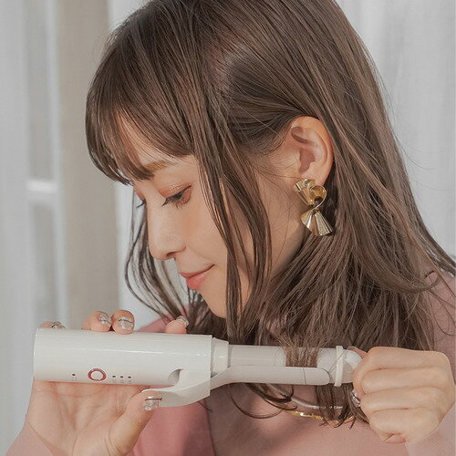 丸隆｜MARUTAKA Cordless カールアイロン LAVIEL ラヴィエル ホワイト LV-CL-CI 充電式 コードレス