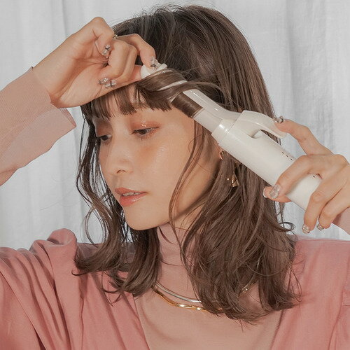 丸隆｜MARUTAKA Cordless カールアイロン LAVIEL ラヴィエル ホワイト LV-CL-CI 充電式 コードレス