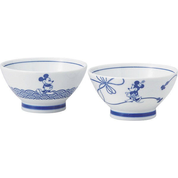 楽天市場 三郷陶器 ディズニー 小粋染付 茶碗ペア 3230 11 価格比較 商品価格ナビ