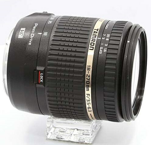 タムロンレンズ 一眼レフ TAMRON 18-270F3.5-6.3DI2 VC PZDキャノン