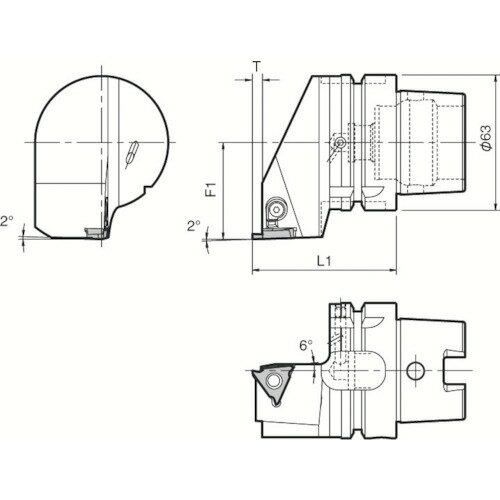 京セラ ツーリング機器 ( T63H-KGBAL-22-25 ) ( K6953 ) 【メーカー取寄】-