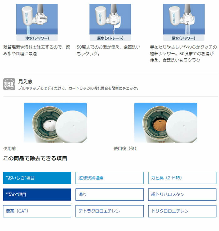 TORAY 浄水器 トレビーノ カセッティ MK307X