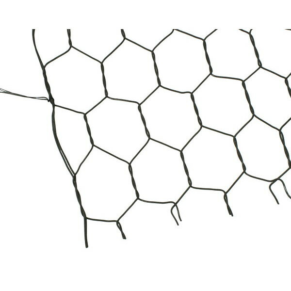 ハイロジック 亀甲網 910mm幅 #20×16mm×2m ブラック :20230521025454