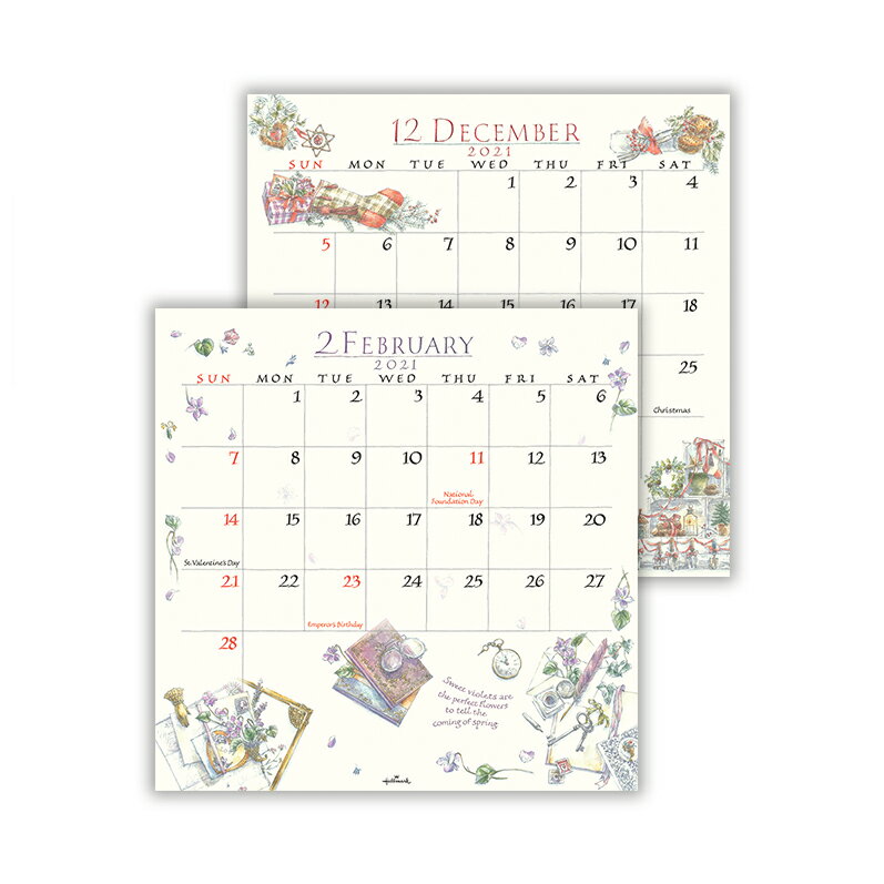 楽天市場 日本ホールマーク 日本ホールマーク カレンダー 21年 壁掛け 大 ハーブカタログ 価格比較 商品価格ナビ