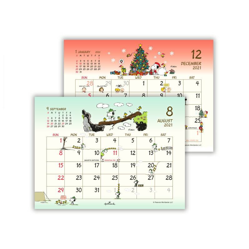 楽天市場 日本ホールマーク 日本ホールマーク スヌーピー カレンダー 21年 卓上 ピーナッツ 価格比較 商品価格ナビ