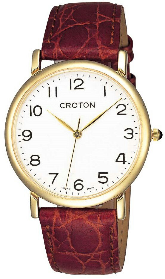 楽天市場】和工 CROTON クロトン ドレスレディス腕時計 レッド RT-170L 