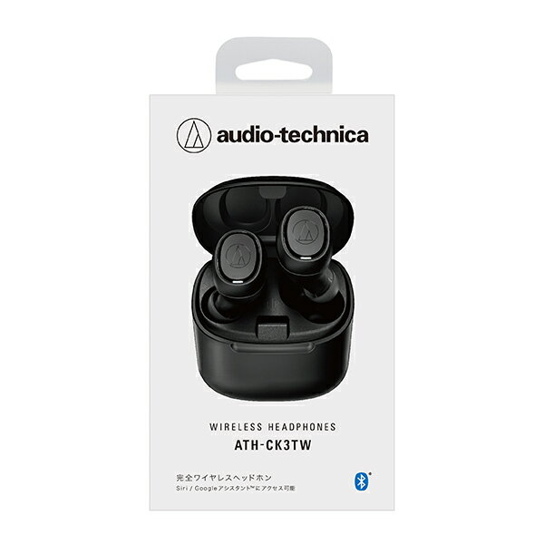 【楽天市場】オーディオテクニカ audio-technica ブルートゥース ワイヤレス イヤホン ATH-CK3TW BK | 価格比較