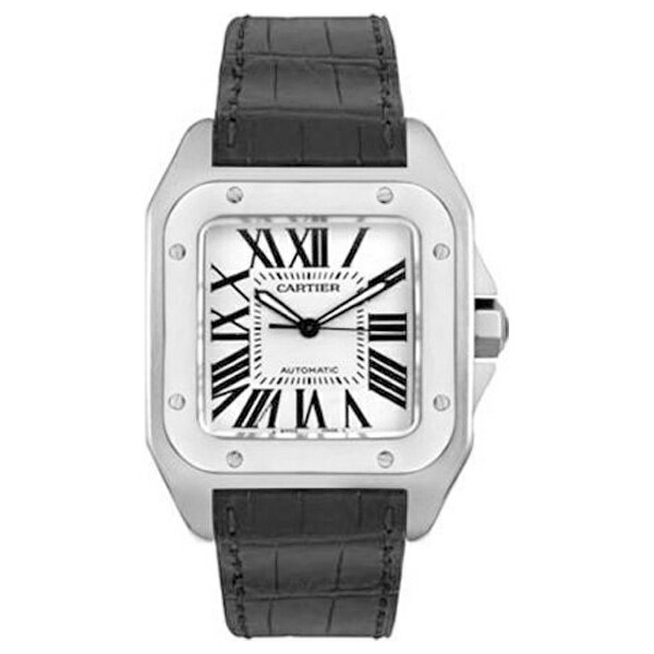 楽天市場 ドウシシャ カルティエ Cartier サントス100 ホワイト メンズ W073x8 腕時計 価格比較 商品価格ナビ
