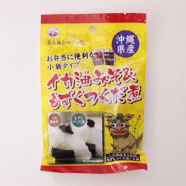 楽天市場 丸昇物産 丸昇 イカ油みそ もずく佃煮 4p 価格比較 商品価格ナビ