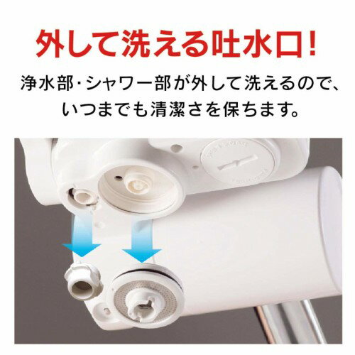 クリンスイ 蛇口直結型浄水器 CSP501-WT(1個)