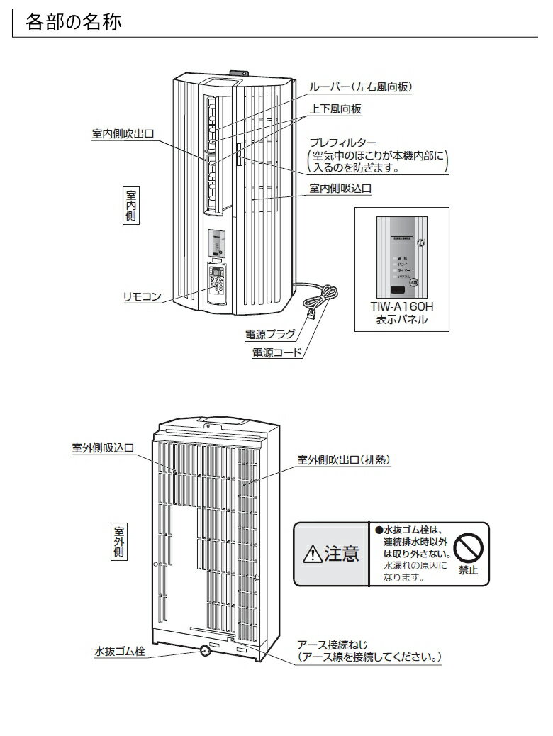 特価お得 トヨトミ TIW-A160M 窓用エアコン ホワイトTIWA160M