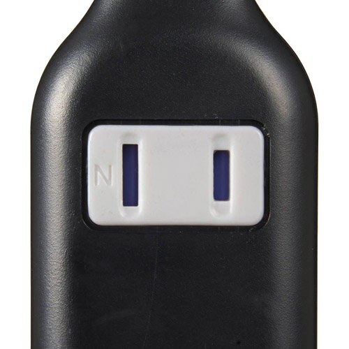 耐トラ付タップ 4個口 2m ブラック Y02S402BK(1コ入)