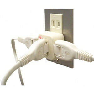 雷サージ付トリプルタップ 3個口 ホワイト Y02TK300WH(1コ入)