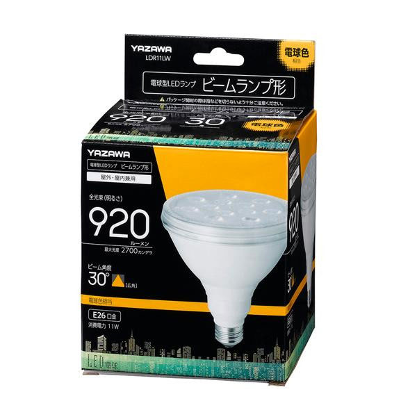 E26 レフ形LED 電球色 調光対応 YAZAWA LDR10LHD2 - 照明