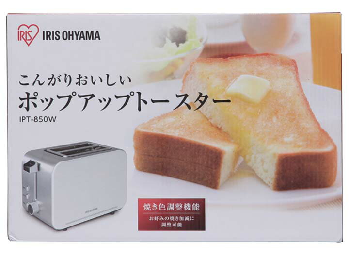 IRIS ポップアップトースター IPT-850W