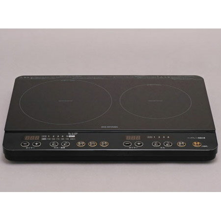 アイリスオーヤマ - アイリスオーヤマ 2口　IHコンロ　IHK-WKT2-B Amazon.co.jp: アイリスオーヤマ IHクッキングヒーター 2口 IH