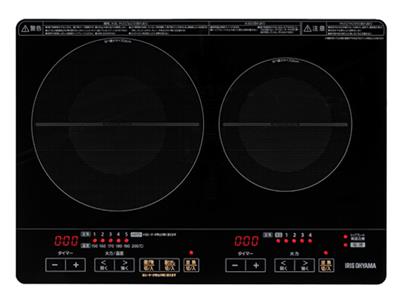 楽天市場】アイリスオーヤマ IRIS 2口IHクッキングヒーター IHC-WKG2-B | 価格比較 - 商品価格ナビ