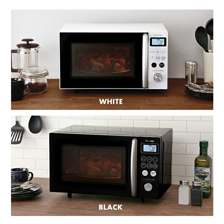 専用アイリスオーヤマ　　MO-T1501-W 2023年製　50/60 IRIS OHYAMA 電子レンジ オーブンレンジ レンジ シンプル 白 黒