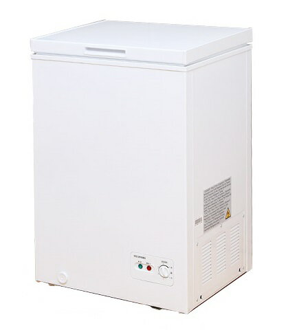 楽天市場】アイリスオーヤマ IRIS 上開き式冷凍庫 100L ICSD-10B-W 