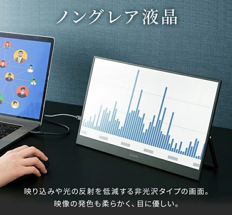 【美品】アイリスオーヤマ　LUCA ポータブルモニター　DP-BF162S-B アイリスオーヤマ LUCA DP-BF162S-B [15.6インチ ブラック] 価格