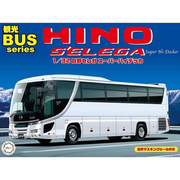 楽天市場 フジミ模型 1 32 観光バスシリーズ No 01 日野セレガ スーパーハイデッカ プラモデル フジミ模型 価格比較 商品価格ナビ