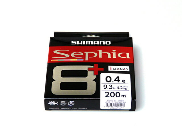 楽天市場】シマノ 769954 シマノ セフィア8+ 10m×5カラー 200m 0.8号/18.5lb SHIMANO LD-E61T  Sephia8+ | 価格比較 - 商品価格ナビ