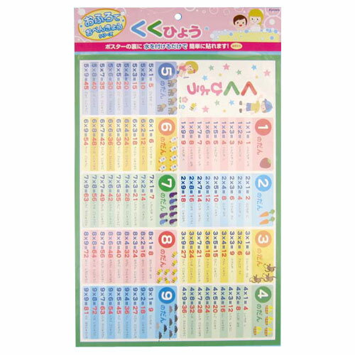 楽天市場 協和紙工 協和紙工 おふろで学習ポスター 九九表 価格比較 商品価格ナビ