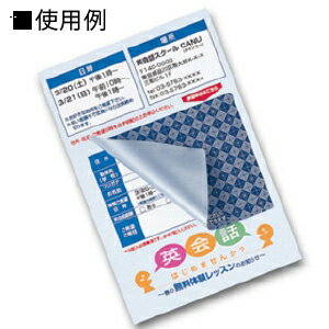 貼り直しができる目隠しシール（2面付）