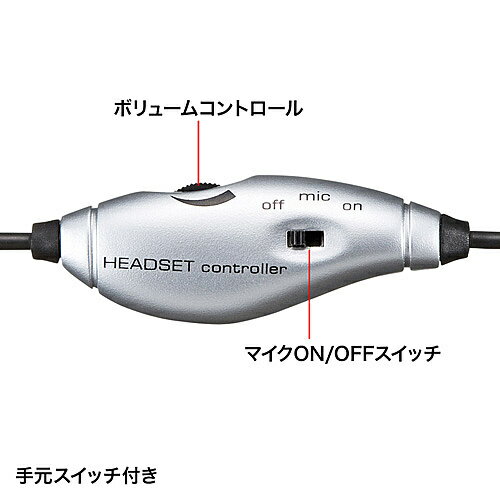 マルチメディアPCヘッドセット MM-HS507NCN(1コ入)
