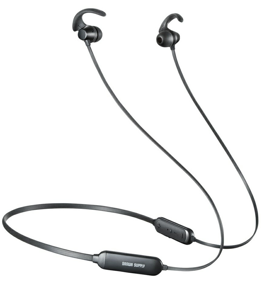 楽天市場 サンワサプライ Bluetoothイヤホン ネックバンドタイプランニング 400 Btsh011bk 価格比較 商品価格ナビ