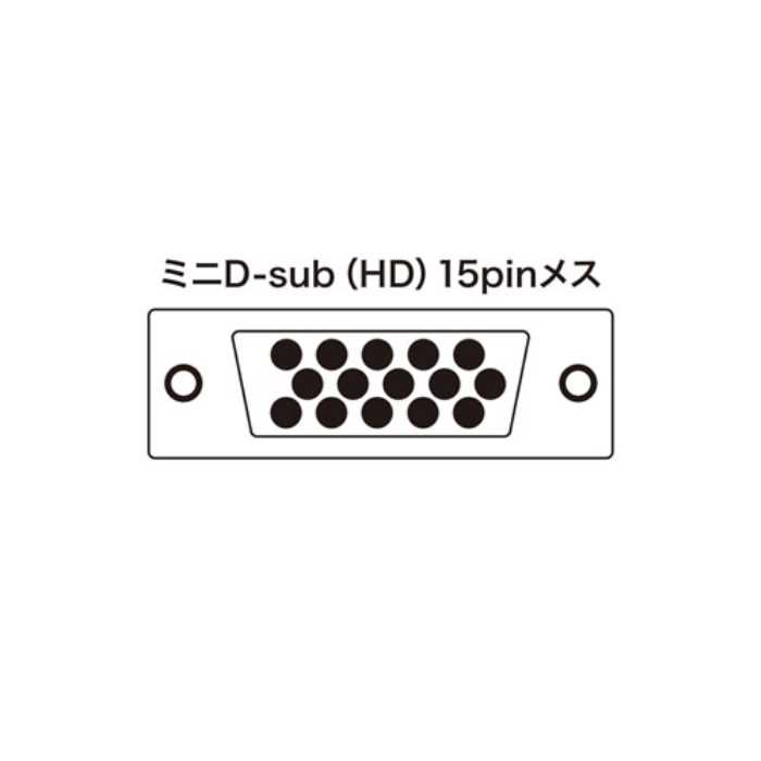 サンワサプライ ディスプレイ切替器 ミニD-sub HD 15pin用 2回路 SW-EV2N2 大特価放出！