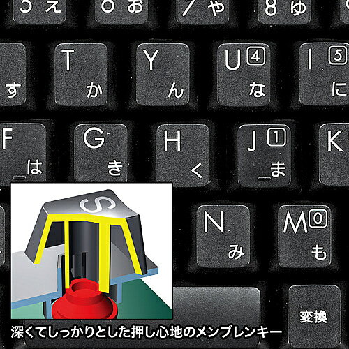 SANWA SUPPLY キーボード SKB-KG3BKN
