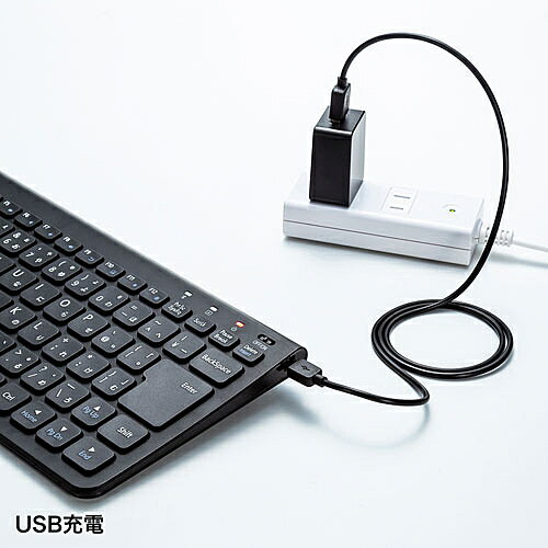 サンワサプライ Bluetoothスリムキーボード SKB-BT32BK