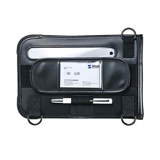 サンワサプライ ショルダーベルト付き7-8型タブレットPCケース 耐衝撃 防塵 防滴タイプ PDA-TAB8N(1コ入)