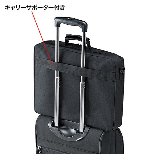 まとめ）サンワサプライ PCキャリングバッグ BAG-U54BK2（×10セット