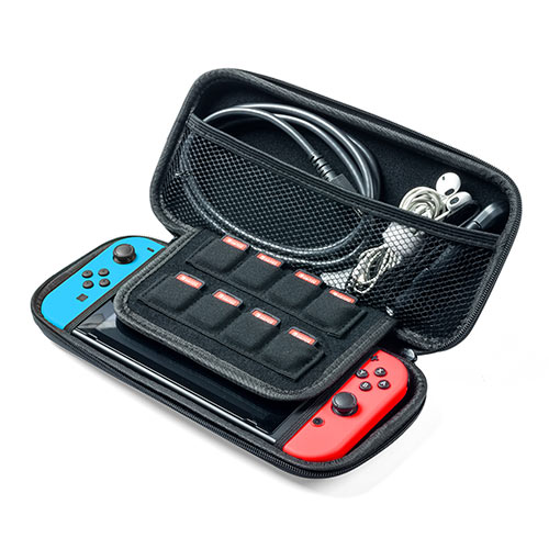 サンワダイレクト Nintendo Switch専用セミハードケース 200-NSW001BK