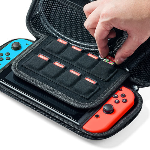 サンワダイレクト Nintendo Switch専用セミハードケース 200-NSW001BK
