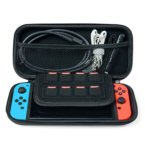 サンワダイレクト Nintendo Switch専用セミハードケース 200-NSW001BK