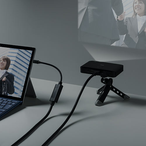 サンワサプライ サンワダイレクト Mini DisplayPort-HDMI変換ケーブル 500-KC020-2