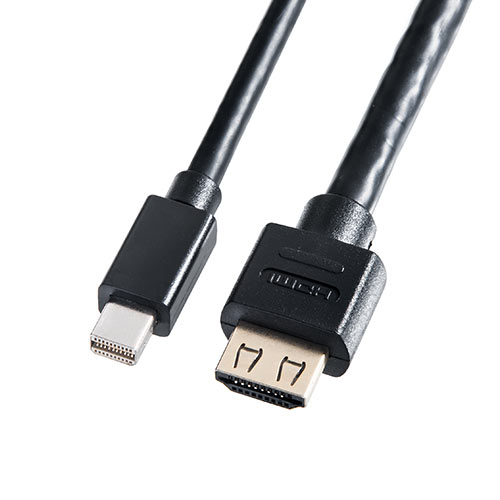 サンワサプライ サンワダイレクト Mini DisplayPort-HDMI変換ケーブル 500-KC020-2