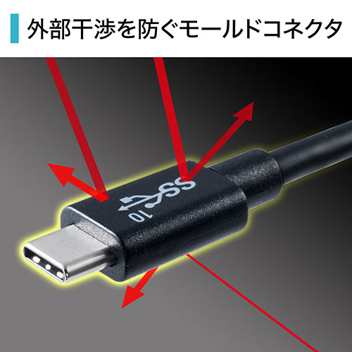 サンワサプライ サンワダイレクト USB タイプCケーブル 500-USB053-05