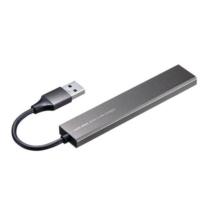 SANWA SUPPLY USB3.2 Gen1 4ポート スリムハブ USB-3H423SN