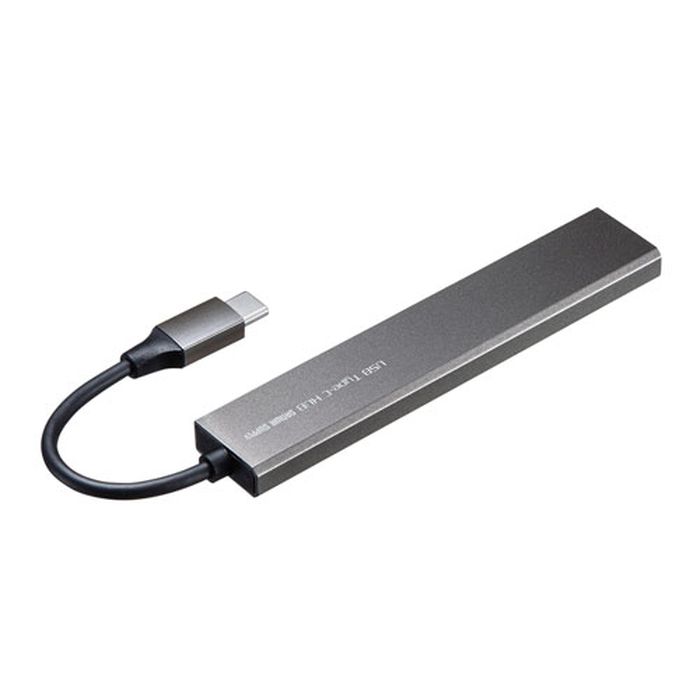 SANWA SUPPLY USB Type-C 4ポートスリムハブ USB-3TCH25SN