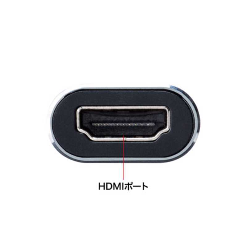 SANWA SUPPLY HDMIポート付 USB Type-Cハブ USB-3TCH37GM