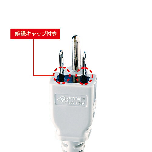 SANWA SUPPLY 工事物件タップ 3P 8個口 3m TAP-KS8-3