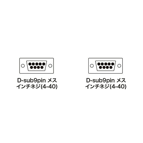 楽天市場】サンワサプライ RS-232Cケーブル 5m KRS-403XF5N(1本入 