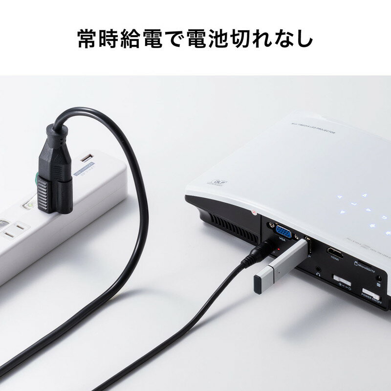 小型プロジェクター　サンワサプライ　400-PRJ027 サンワサプライ 小型プロジェクター 400-PRJ027 1台（直送品